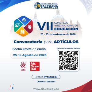 Afiche del VII Congreso Internacional de Educación - CIE 2026